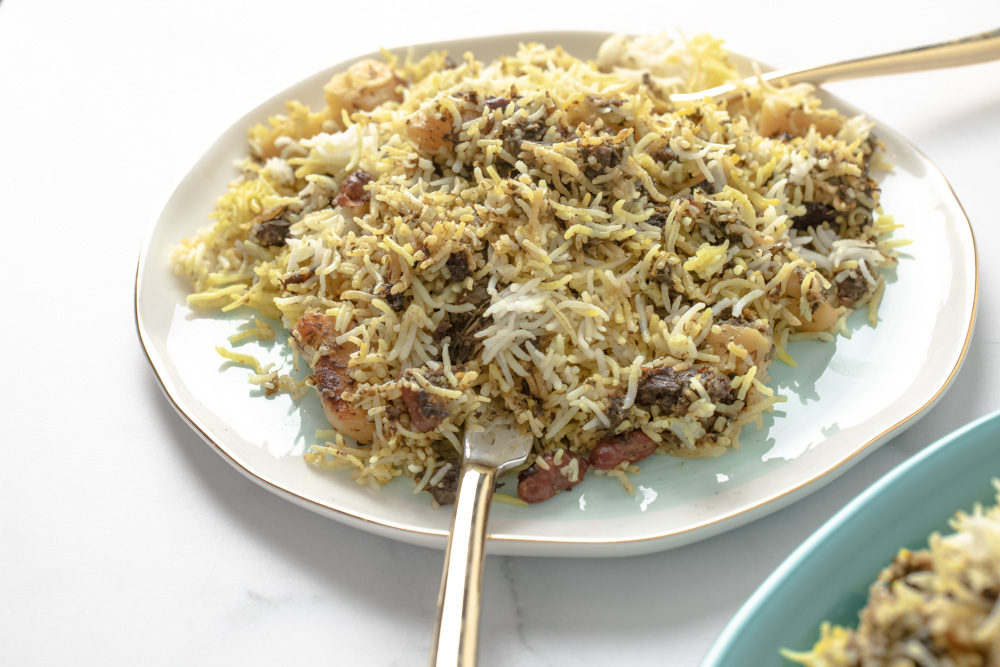 Ghormeh Sabzi Biryani - Dawat Dil Se DDS