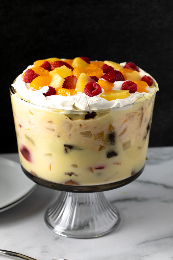 Rustic Fruit Cocktail Trifle - Dawat Dil Se DDS